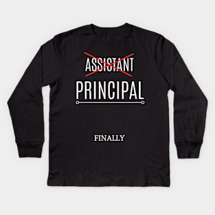 Best Gift Idea for School Principal on Birthday Kids Long Sleeve T-Shirt